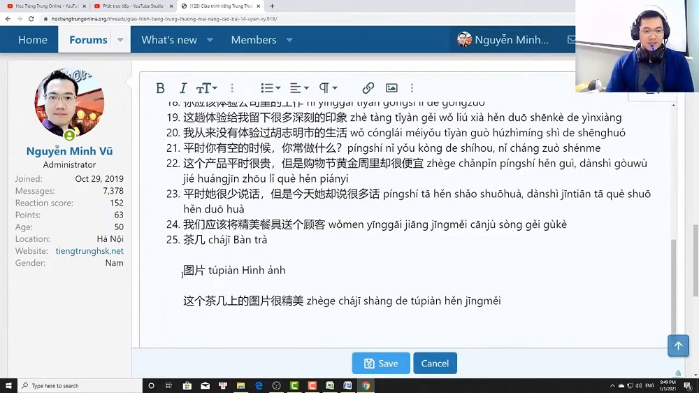 Giáo trình luyện tập dịch tiếng Trung Bài 5
