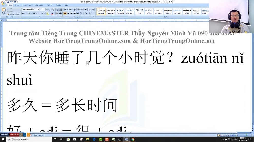 Giáo trình luyện tập dịch tiếng Trung Bài 7