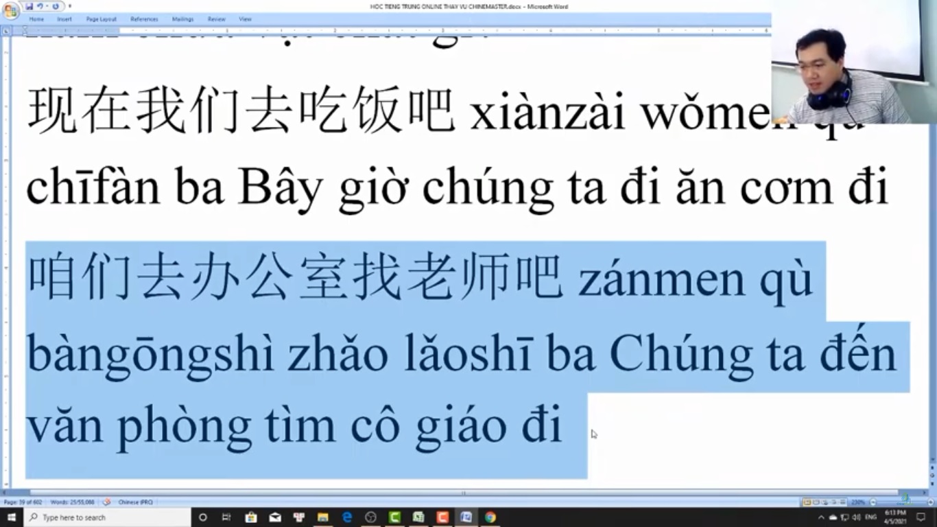 Luyện dịch tiếng Trung HSK cấp 7 bài 4
