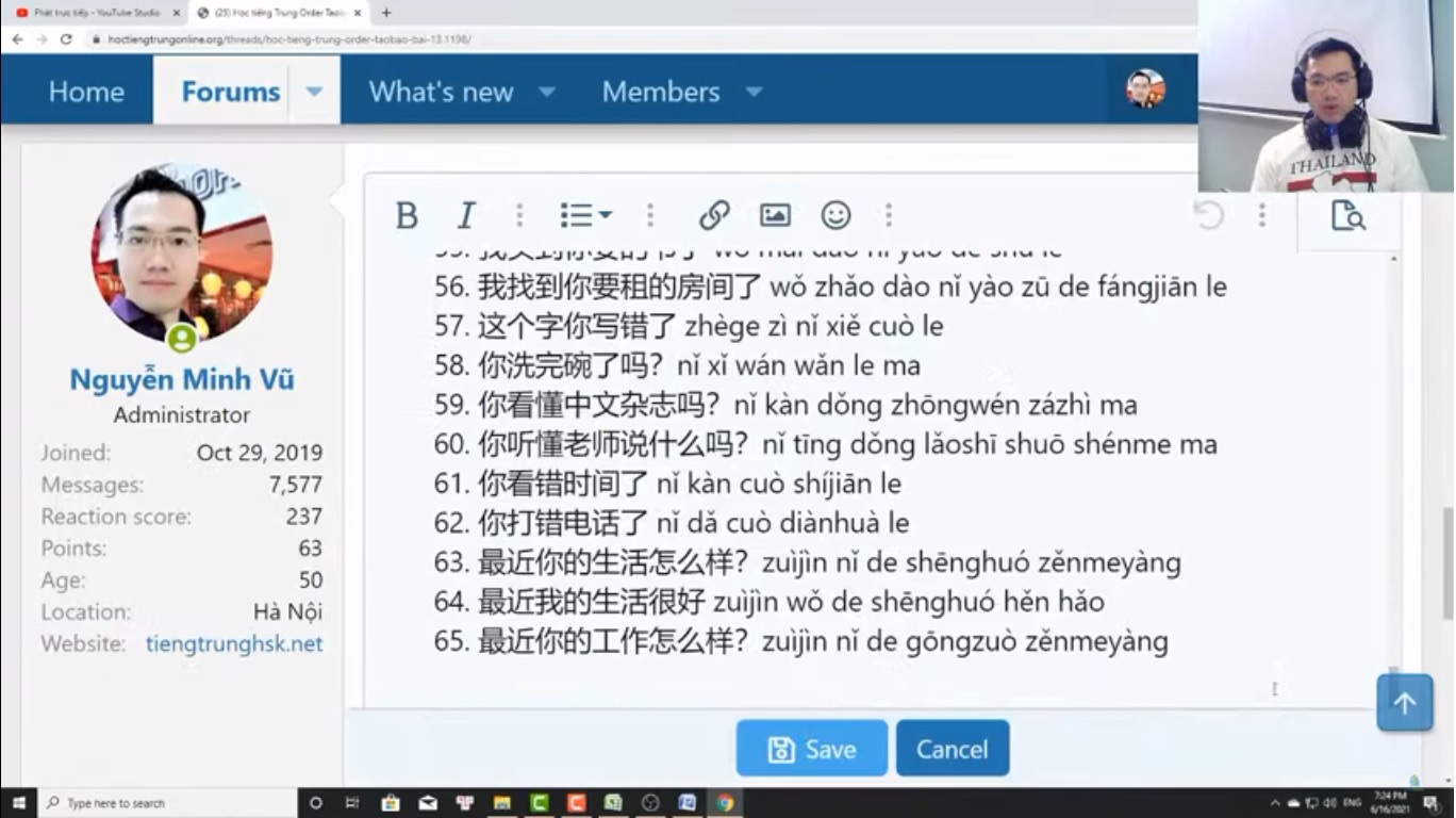 Bài tập luyện ngữ pháp tiếng Trung HSK ứng dụng thực tế